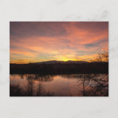 Sunset in Highland Glen Postkarte (Vorderseite)