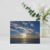 Sunset in Ligurien - Cinque Terre Postkarte (Stehend Vorderseite)