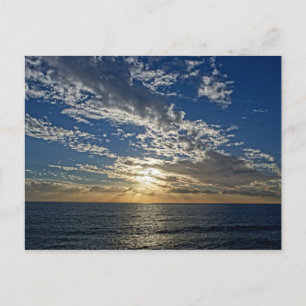 Sunset in Ligurien - Cinque Terre Postkarte