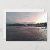 Sunset in Norwegen Grußkarte (Vorderseite)