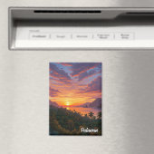 Sunset in Palawan Philippines Travel Magnet (In Situ (Geschirrspüler))