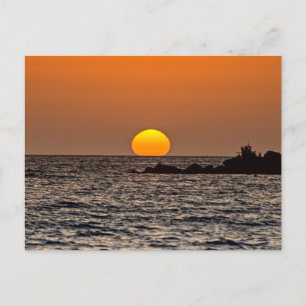 Sunset in Paphos, Zypern (2532) Postkarte