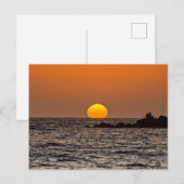 Sunset in Paphos, Zypern (2532) Postkarte (Vorne/Hinten)