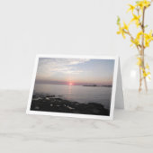 Sunset in Paphos, Zypern Karte (Gelbe Blume)