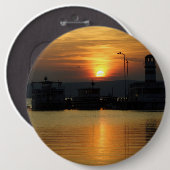 Sunset in Podersdorf Burgenland Button (Vorne & Hinten)