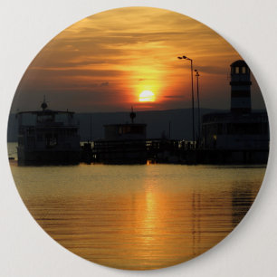 Sunset in Podersdorf Burgenland Button