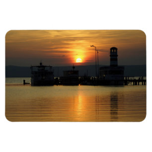 Sunset in Podersdorf Burgenland Magnet