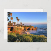 Sunset in San Diego Postkarte (Vorne/Hinten)