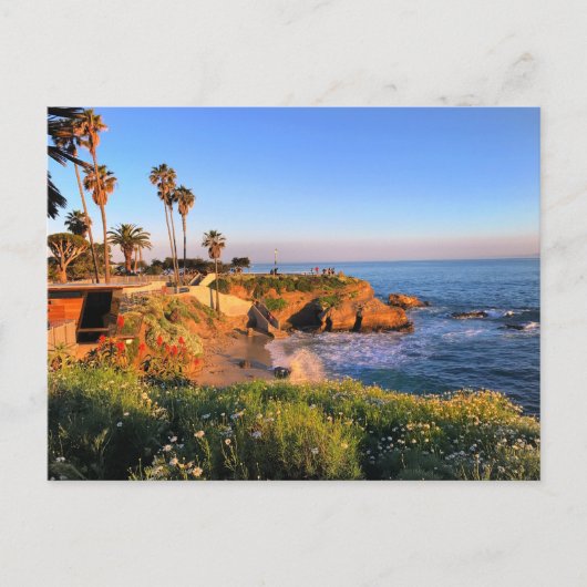 Sunset in San Diego Postkarte (Vorderseite)