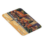 Sunset in Tallinn Estonia Travel Magnet (Rechte Seite)