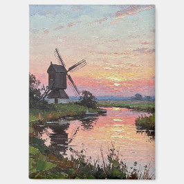 Sunset in The Broads England Travel Magnet