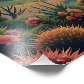 Sunset in The Desert - Boho and Wild Fotodruck (Ecke)