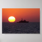 SUNSET IN THE GULF POSTER (Vorne)