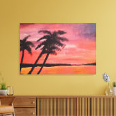 Sunset In The Tropics Leinwanddruck (Insitu (Wohnzimmer))