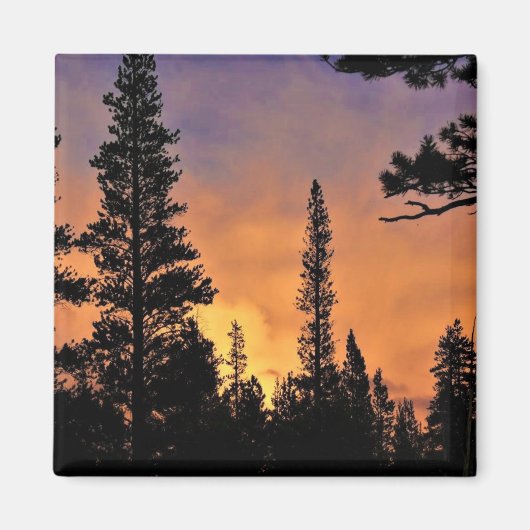 Sunset in Tuolumne Meadows, Yosemite, CA Magnet (Vorne)