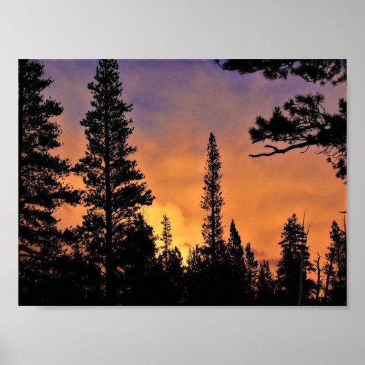 Sunset in Tuolumne Meadows, Yosemite, CA Poster (Vorne)