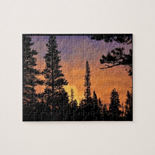 Sunset in Tuolumne Meadows, Yosemite, CA Puzzle (Horizontal)