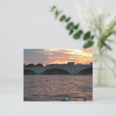 Sunset in Washington D.C. Postcard Postkarte (Stehend Vorderseite)