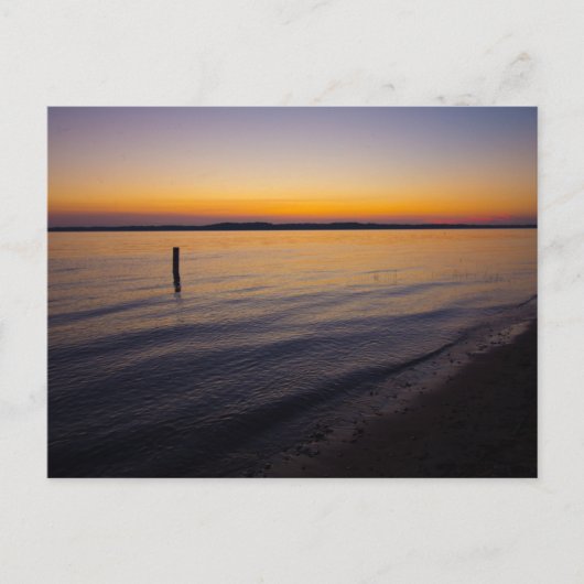 Sunset in Yuba, Michigan Postkarte (Vorderseite)