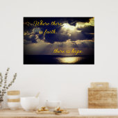 Sunset Inspiration Wall Poster (Küche)
