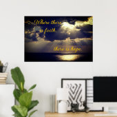 Sunset Inspiration Wall Poster (Heimbüro)