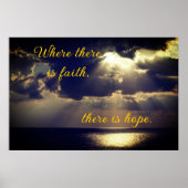Sunset Inspiration Wall Poster (Vorne)