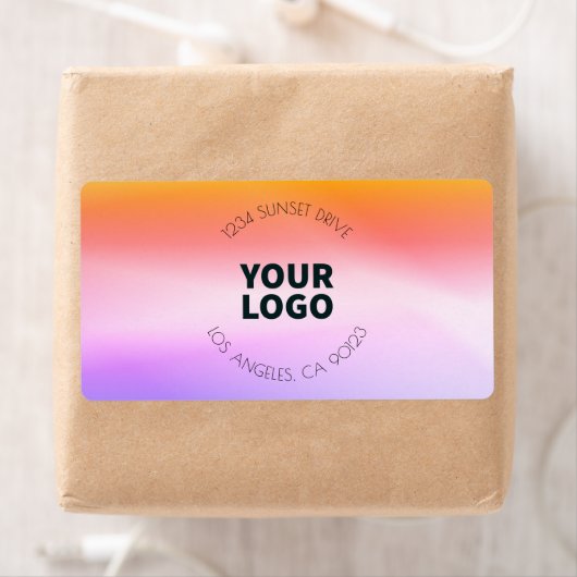 Sunset Inspiriert Ombre | Rücksendeadresse oder Pr (Insitu)