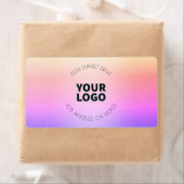 Sunset Inspiriert Ombre | Rücksendeadresse oder Pr (Insitu)