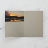 Sunset January 9th Karte (Innenseite)
