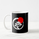 Sunset Japan Bonsai Tree Buddhist Bonsai Tree Kaffeetasse (Links)
