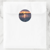 Sunset Japan Sky Runder Aufkleber (Tasche)