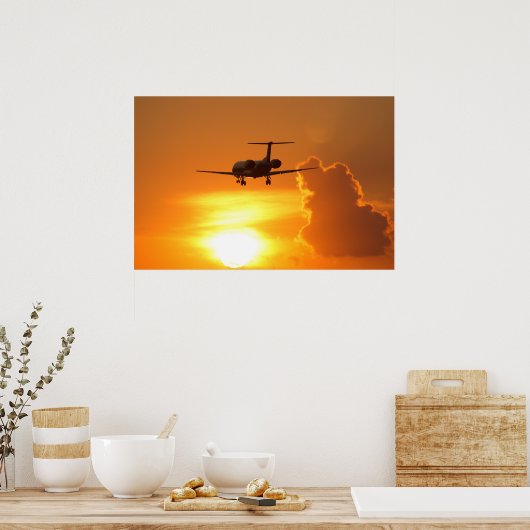 Sunset Jet Poster (Küche)