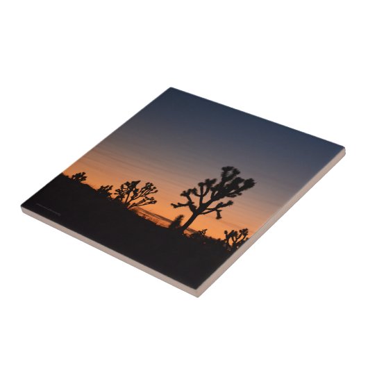 Sunset Joshua Trees Fliese (Seite)