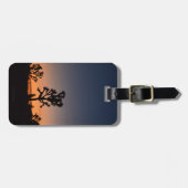 Sunset Joshua Trees Gepäckanhänger (Vorderseite horizontal)