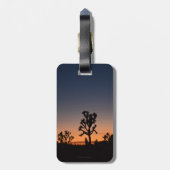 Sunset Joshua Trees Gepäckanhänger (Rückseite vertikal)
