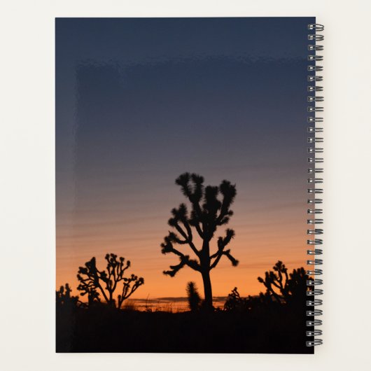 Sunset Joshua Trees Planer (Rückseite)