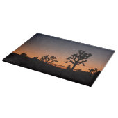 Sunset Joshua Trees Schneidebrett (Ecke)