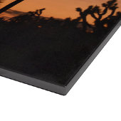 Sunset Joshua Trees Schneidebrett (Ecke)