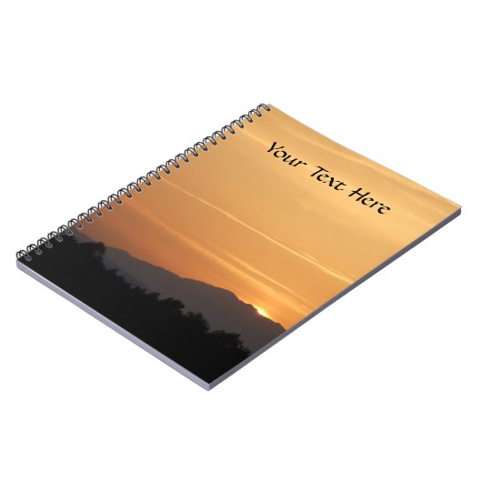 Sunset Journal Notizblock (Linke Seite)