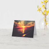 SUNSET-Karte Karte (Gelbe Blume)