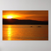 Sunset Kayak Poster (Vorne)
