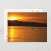 Sunset Kaykers Postcard Postkarte (Vorne/Hinten)