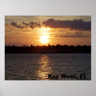 Sunset Key West, FL Poster
