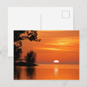 Sunset, Key West, Florida Postkarte (Vorne/Hinten)