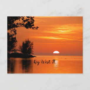Sunset, Key West, Florida Postkarte