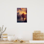 Sunset Kingdom, The Enchanted Castle Poster (Küche)
