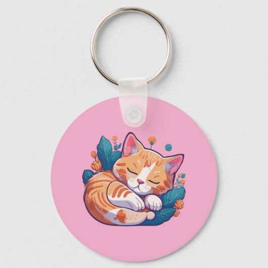 Sunset Kitty Schlüsselanhänger (Vorderseite)