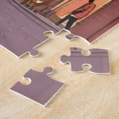 Sunset Küstenstadt | Palm Tree Coastal Puzzle (Seite)