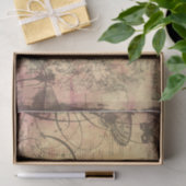 Sunset Ladys decoupage Seidenpapier (Geschenk)