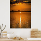 Sunset, Lake Balaton, Ungarn Poster (Küche)